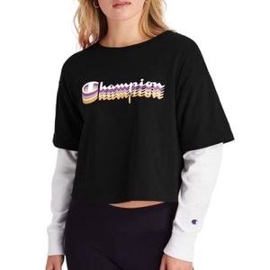 Champion Cropped Long Sleeve